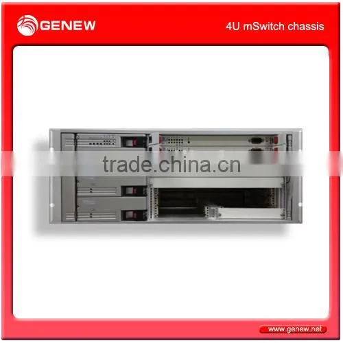 Genew MSwitch 4U Multimedia Key Switch Legacy PSTN VoIP Switch Soft Switch VoIP Products