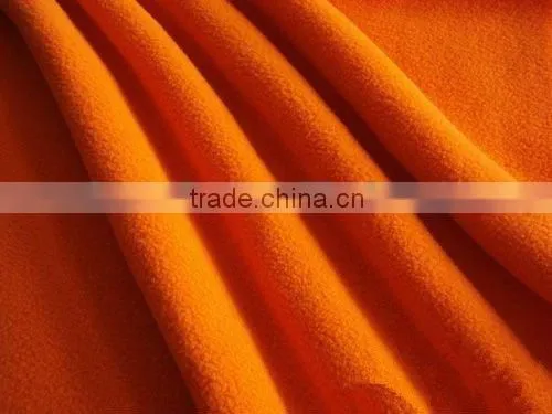 Fluorescent 100 Polyester Polar Fleece Fabric/duble-side Micro Terry Fleece Fabrics