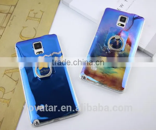 Blue Light TPU City Cartoon Soft Case With Ring Bracket for Samsung S6 Edge/S7/Note5/A9/A710 photo-2