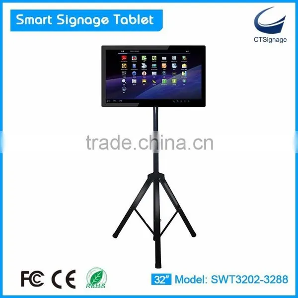 32" Lcd Advertising Player With 6 Points IR Touch Optional Digital Signage photo-3