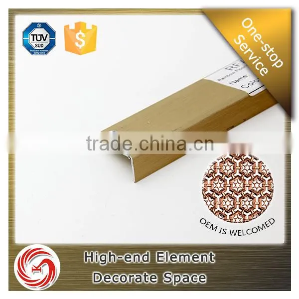 2015 Aluminium Alloy Trimming L Shape Aluminium Tile Trim Inside Corner Tile Trim photo-4