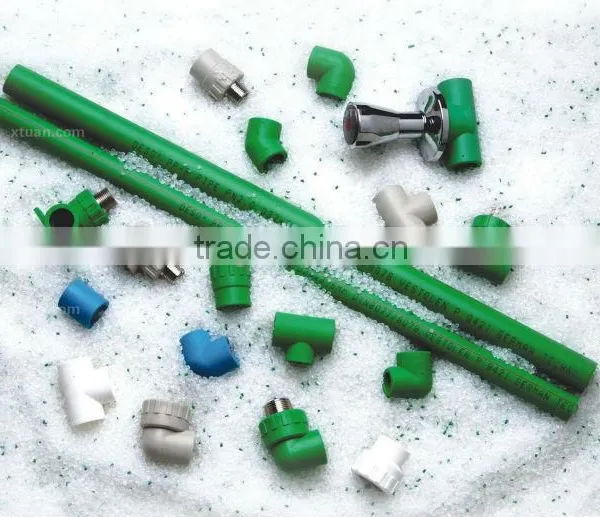PP-R Hot Water Plastic Pipes and Fittings