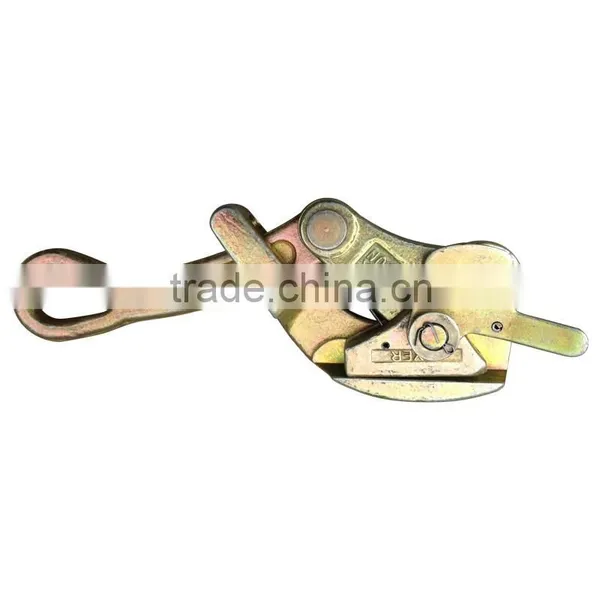 Come along clamp or self gripping clamp