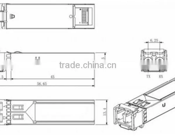 Chinese 1310nm 20km Dual Fiber Single Mode 1.25g Optical Module Manufacture photo-3