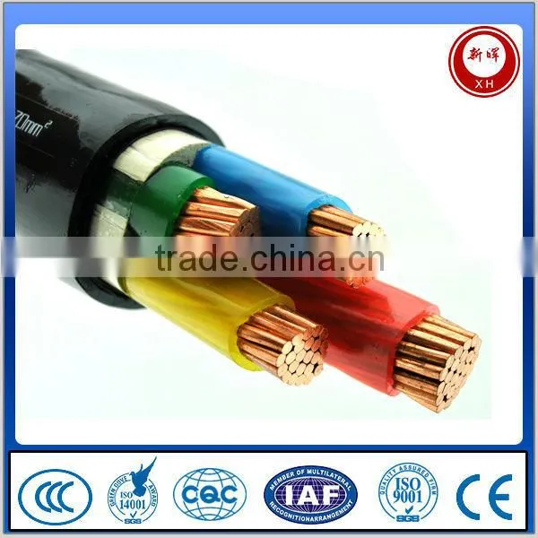 PVC Insulated Copper Conductor Steel Wire Armoured Power Cable 4 Cores 10mm photo-5