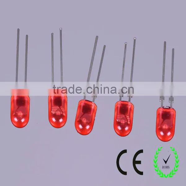 10 Years Factory Top Quality Competitive Price 5mm Oval/strawhat /round All Single Colors Led Diode photo-2