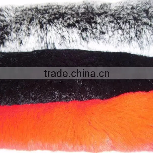 Multicolor Genuine Rex Rabbit Fur Plate for Garment /ihpone Covers photo-6