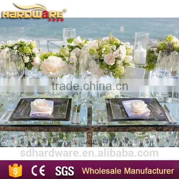Hotel Crystal Chandelier Table/square Glass Crystal Dining Hotel Table photo-2