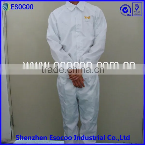 Cleanroom Garment Smock ESD Lapel Smock photo-3