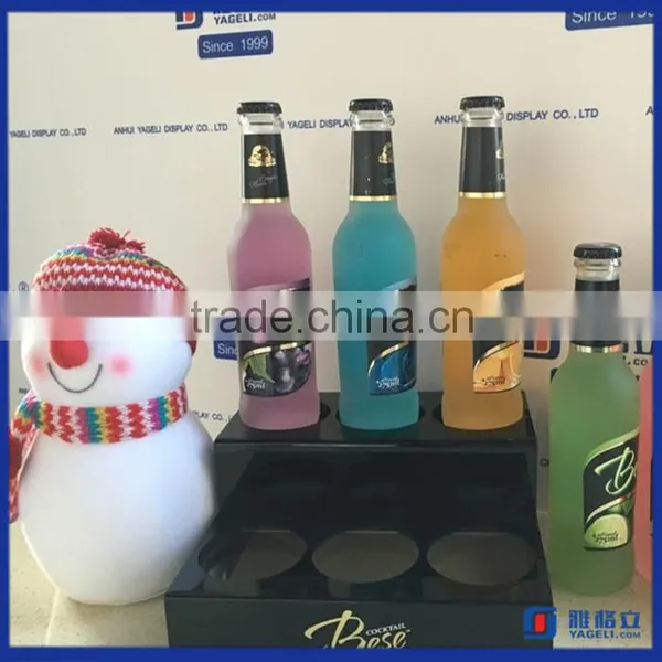2016 Wholesale Custom Acrylic Wine Rack / Acrylic Tabletop Stand / Acrylic Bottle Display photo-3