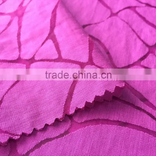 Spring Summer Burnt-out Woven Fabric