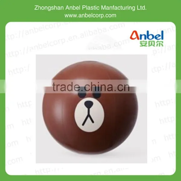 Anbel Cute Face Recreation Sports Inflatable Beach Ball photo-2