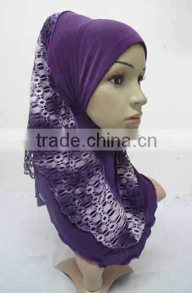 H308 Beautiful Small Girl Hijab,new Style Scarf Hijab photo-4