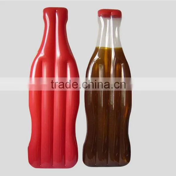 Advertising inflatable beer float, inflatable bottle float mattress,air bed for bottle shape