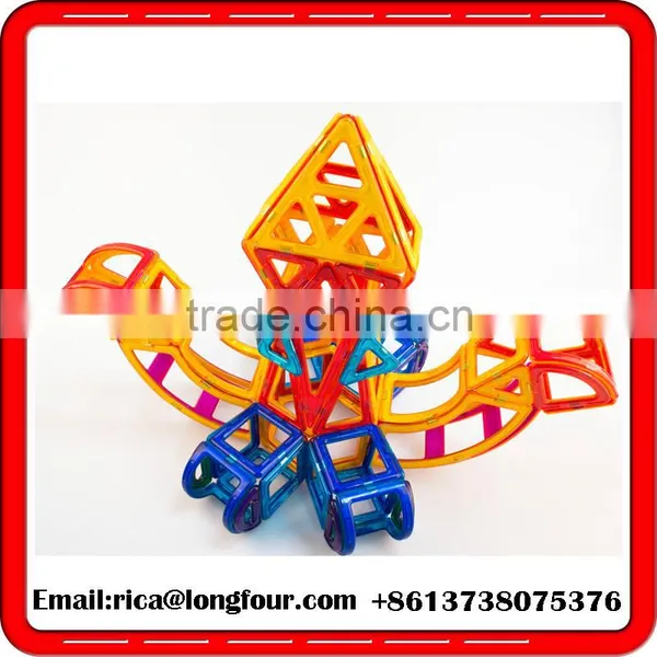Mag Wisdom 188pcs Magnetic Children Plastic Building Blocks photo-3