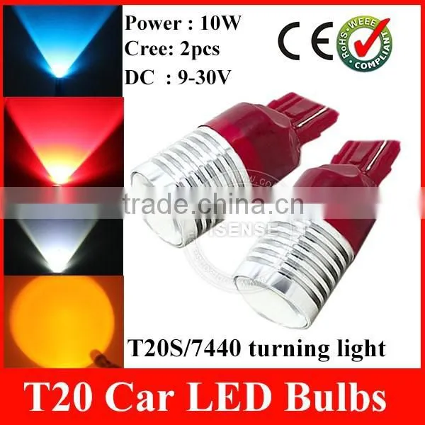 Auto Mini Bulbs With 10w Crees Chips USA Import or Taiwan Chips Auto Suppliers Limited 7440 Car Led Light photo-2