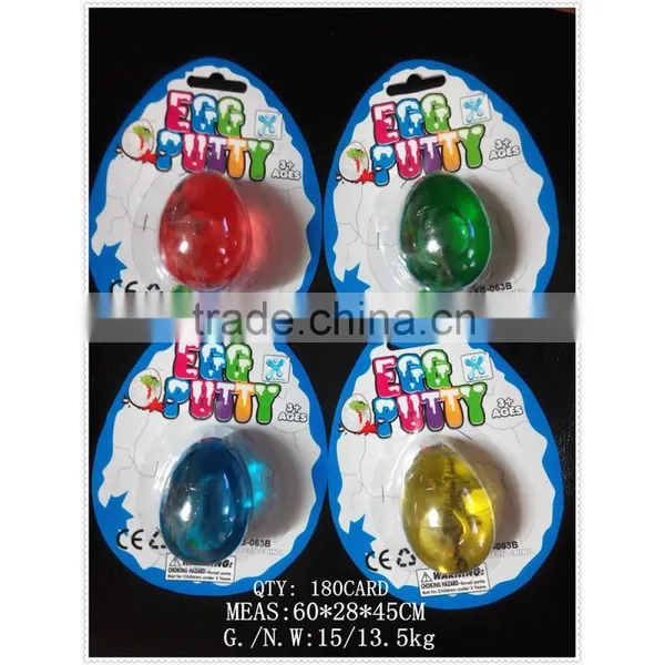 Colorful Putty Fluorescent Egg/Multicolored Novelty Crazy Putty/Putty Toys photo-2