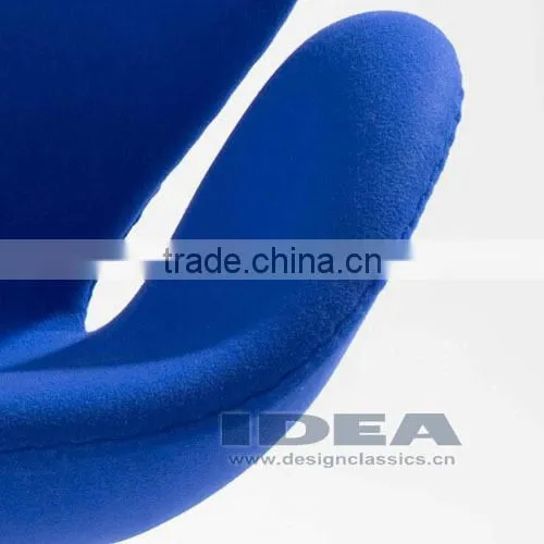 Replica Arne Jocabsen Swan Chair - Blue Fabric photo-5