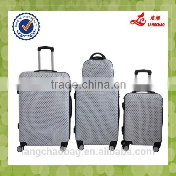 3pcs Set Hard Shell Luggage Abs Trolley Suitcase Factory Price photo-2