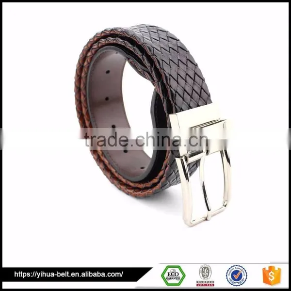 Hot Style Classic Custom Braided Leather Belt Mens
