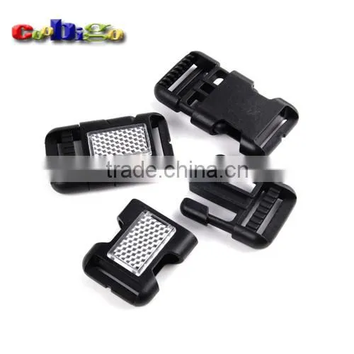 1" Webbing Plastic Embeddtion&Circular Buckle For Backpack Straps Luggage Accessories #FLC336-25 photo-2