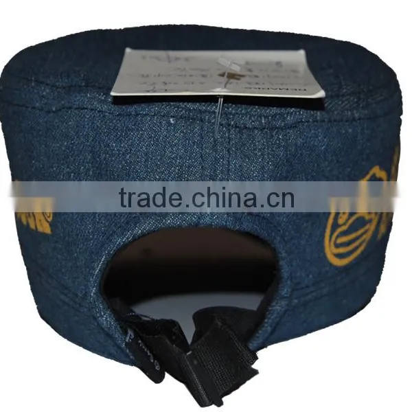 Wholesale Denim Cap/custom 3d Embroidery Military Hat photo-3
