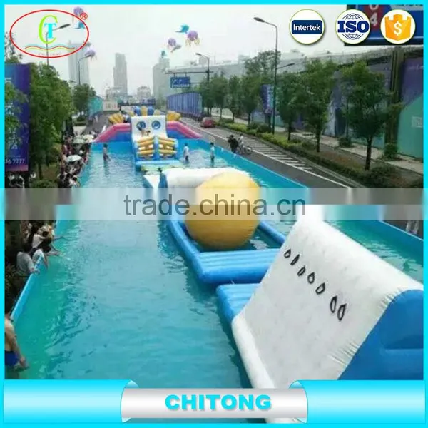 Funny Inflatable Water Indoor Obstacle Course For Adults