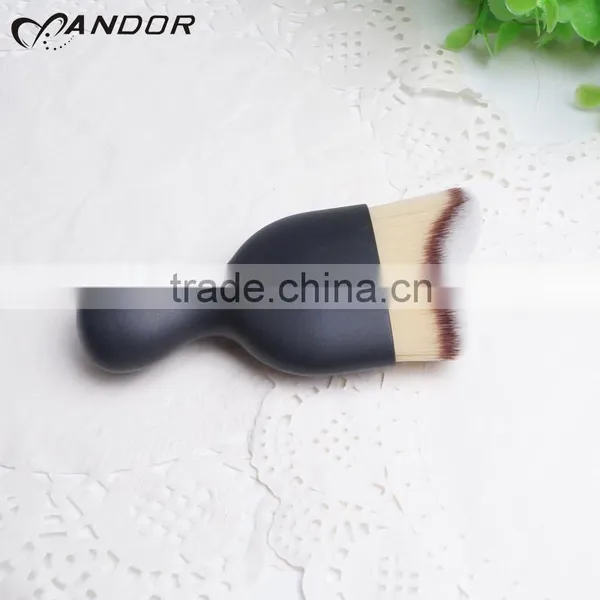 Soft Brush Hair Black Handle Colored Mini Concealer Brush photo-3