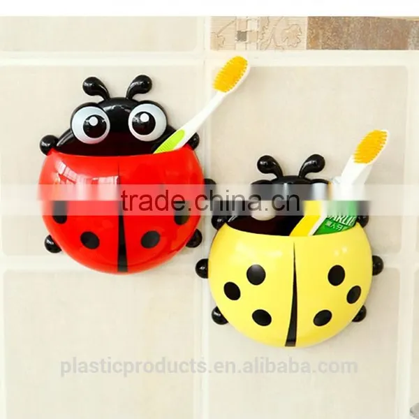 Wholesale Ladybug Toothbrush Holder With Wall Suctions photo-4