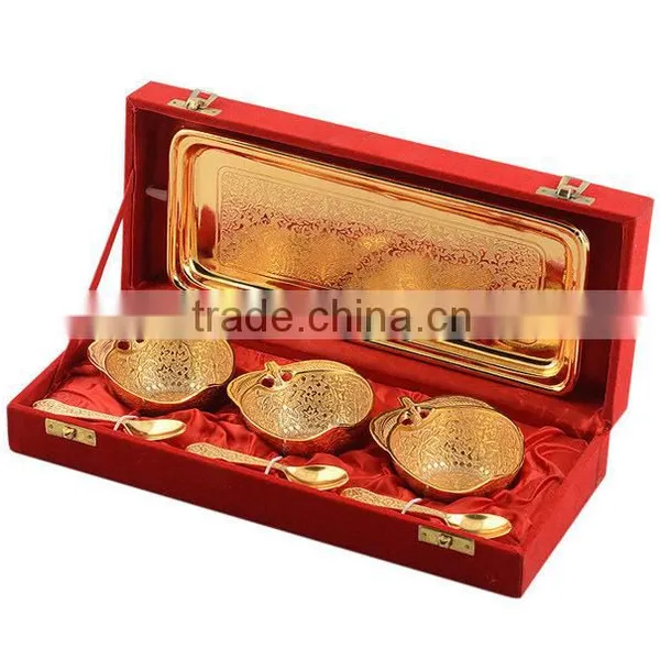 Antique Brass Bowls Set / Unique Corporate Gifts Online