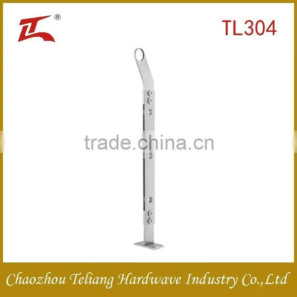 Newly Single Outdoor Aluminum Glass Balustrade/Stainless Steel Railing Systems photo-3