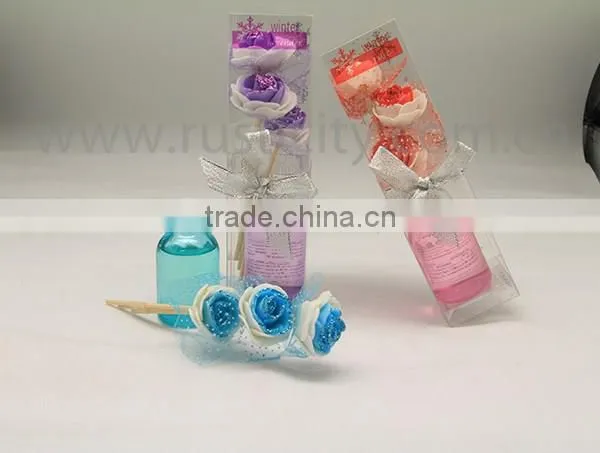 Aroma Diffuser Set With Gift Box Flower Reed Diffuser photo-2