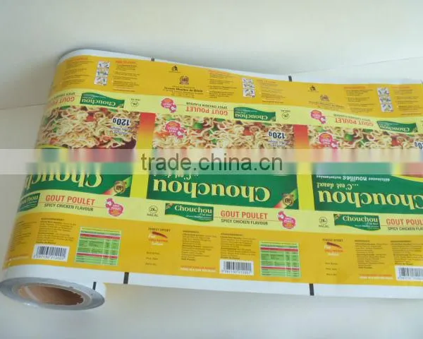 Printed Noodles Plastic Film Roll Plastic Film photo-2