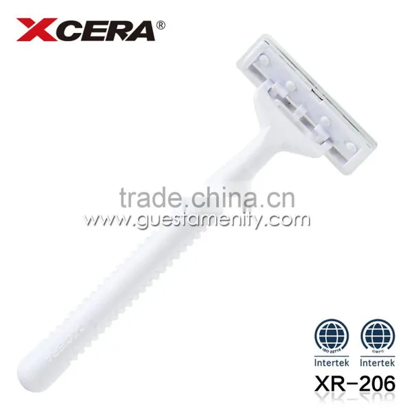High Quality ABS Plastic Disposable Hotel Shaving Razor Men's Travel Shaving Kit photo-6