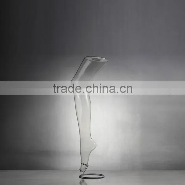 Top PC Transparent Leg Plastic Female Leg Mannequin photo-4