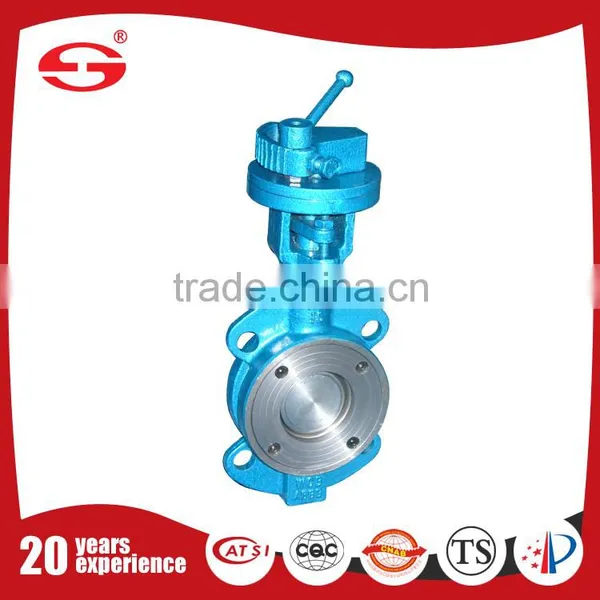 High Performance 304/316 Pneumatic Wafer Type Hard Sealing Butterfly Valve photo-5