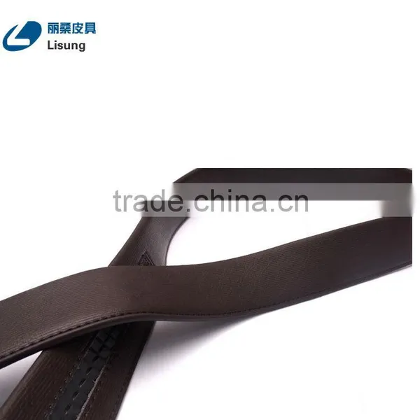 Luxury Automatic Buckle Adjustable Leather Belt Without Holes photo-6