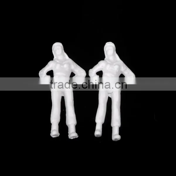 Artificial Model Human White Figure, Scale Models Figure, Model White Resin Figure for 1/50 photo-4