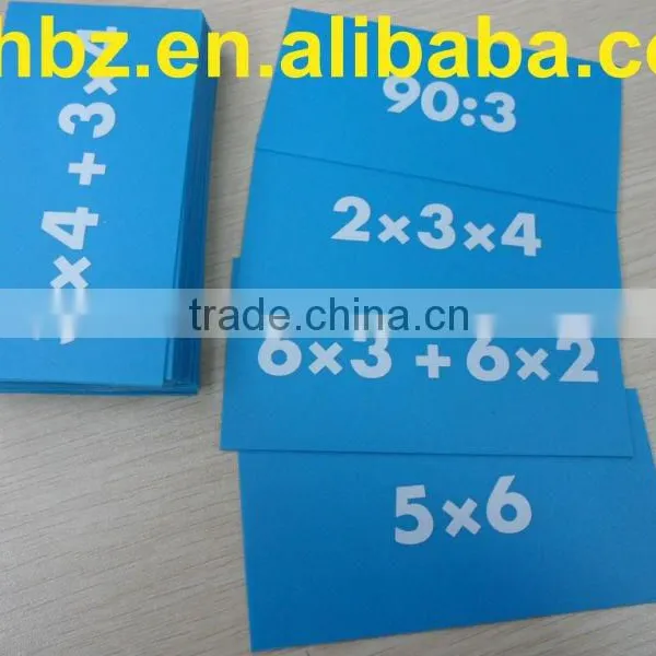 ECO-friendly Kids Educational Learning Card