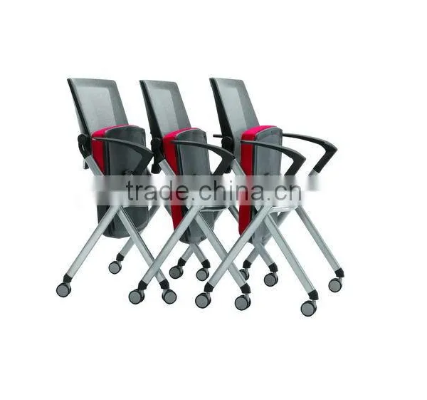 Sunshine Furniture Factory Cheap Pu Office Chair Adjustable Folding Armrest photo-4