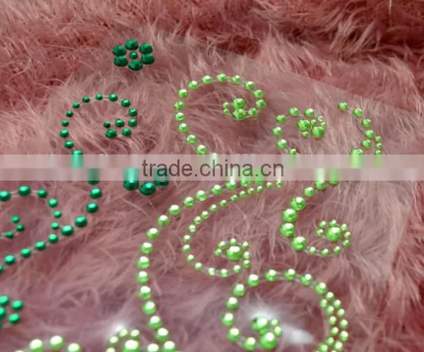 Custom Acrylic Rhinestone Sticker, Wholesale Mobile Phone Sticker photo-2