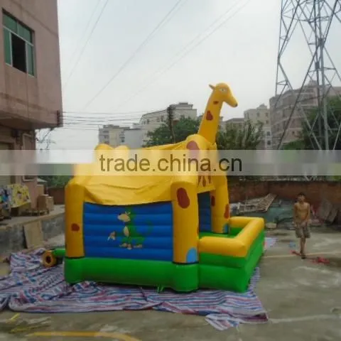 2015 Hot Commercial Giraffe Inflatable Castle,giraffe Inflatable Bouncer,giraffe Inflatable Bounce House photo-3