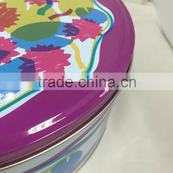Hot Design Customized Round Tin Box for Packaging/Chocolate Tin Box/biscuit Tin Box photo-4