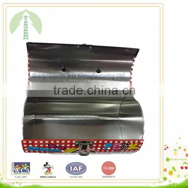 2016 New Hot Tin Boxes With Pin Hinge, Lock and Handle photo-5