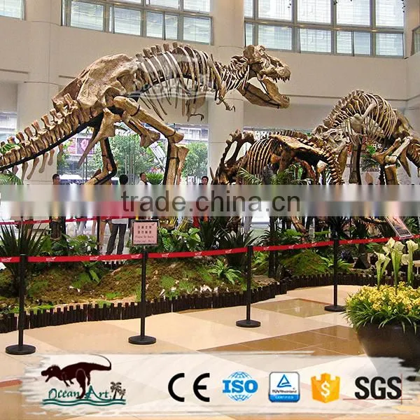 OA6076 Amusemenet Park Life Like Dinosaur Replic Statues Fossils