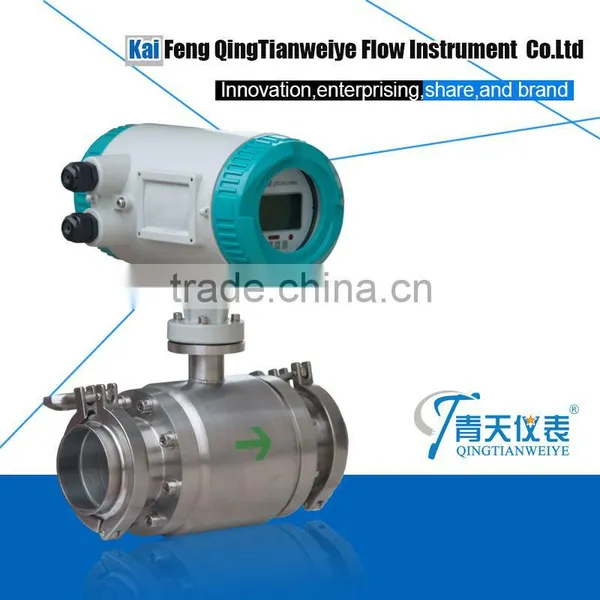 High Quality Sanitary PTFE Liner Electromagnetic Flow Sensor photo-4