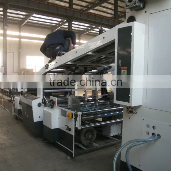 Touch Scream Full Automatic Flute Laminator Laminating Machine /flute Laminator /laminater Machinery Made in China photo-5