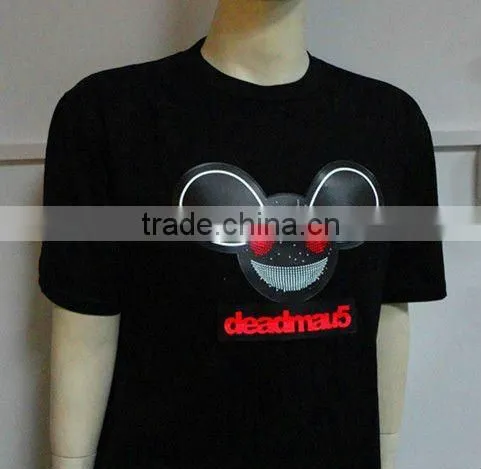 Electroluminescent/el Flashing T-shirt Made in China photo-5