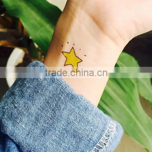 Custom Hot Sale Small Tattoo Cute Cartoon Temporary Tattoo Sticker