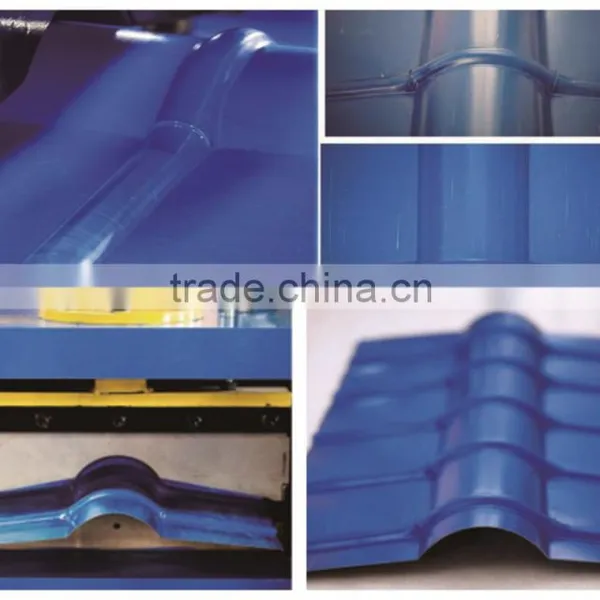 Metal Roof Ridge Cap Roll Forming Machine for Building Materials photo-2